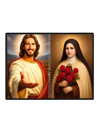 Jesus Christ - St. Therese Of Lisieux Laminated Photo - 5x7 Inches, Divine Blessings For Home & Office And Temple Decoration (F16402)