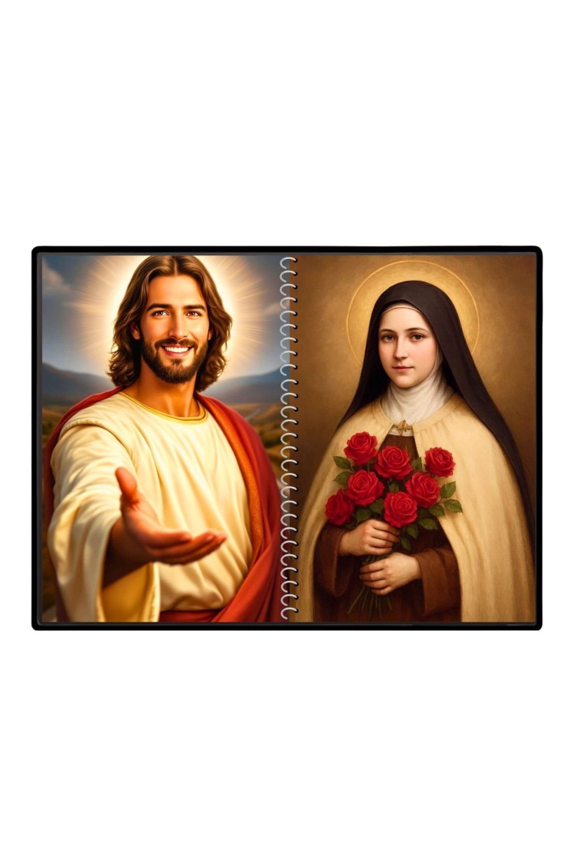 Jesus Christ - St. Therese Of Lisieux Laminated Photo - 11x13 Inches, Divine Blessings For Home & Office And Temple Decoration (F16402)