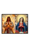Jesus Christ - Our Lady Of Perpetual Help Laminated Photo - 11x13 Inches, Divine Blessings For Home & Office And Temple Decoration (F16265)