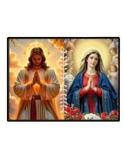 Jesus Christ - Our Lady Of Perpetual Help Laminated Photo - 11x13 Inches, Divine Blessings For Home & Office And Temple Decoration (F16265)