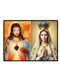 Esus Christ - Blessed Virgin Mary Laminated Photo - 13x15 Inches, Divine Blessings For Home & Office And Temple Decoration (F16431)