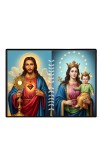 Jesus Christ - Our Lady Of Perpetual Help Laminated Photo - 11x13 Inches, Divine Blessings For Home & Office And Temple Decoration (F16260)