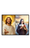 Jesus Christ - St. Therese Of Lisieux Laminated Photo - 11x13 Inches, Divine Blessings For Home & Office And Temple Decoration (F16251)