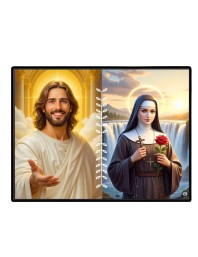 Jesus Christ - St. Therese Of Lisieux Laminated Photo - 11x13 Inches, Divine Blessings For Home & Office And Temple Decoration (F16251)