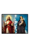 Jesus Christ - Our Lady Of Sorrows Laminated Photo - 11x13 Inches, Divine Blessings For Home & Office And Temple Decoration (F16291)