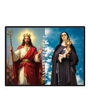 Jesus Christ - Our Lady Of Sorrows Laminated Photo - 11x13 Inches, Divine Blessings For Home & Office And Temple Decoration (F16291)