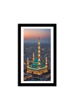 Islamic Mosque at Abu Dhabi Colored Photo at night |Sacred Islamic Wall Art| Ideal for Home or OfficeDecoration