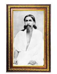 Sri Aurobindo Digital Golden Balck Color Photo Frame | Hindu Religious Wall Decor | 14x20 Inches - Inspirational Wall Art For Office, Home Decor - Ideal Spiritual Gift (F16627)