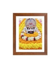 Colored Photo of Khatu Shyam Baba | Divine Shyam Baba Wall Art | Spiritual Decor for Home & Temple | Ideal for puja room
