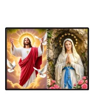 Jesus Christ - Immaculate Conception Laminated Photo - 11x13 Inches, Divine Blessings For Home & Office And Temple Decoration (F16438)