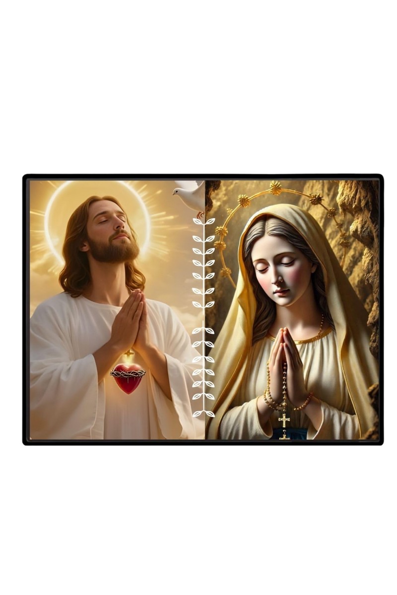 Jesus Christ - Immaculate Conception Laminated Photo - 11x13 Inches, Divine Blessings For Home & Office And Temple Decoration (F16269)