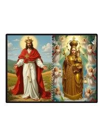 Jesus Christ - Our Lady Of Good Health Laminated Photo - 11x13 Inches, Divine Blessings For Home & Office And Temple Decoration (F16351)