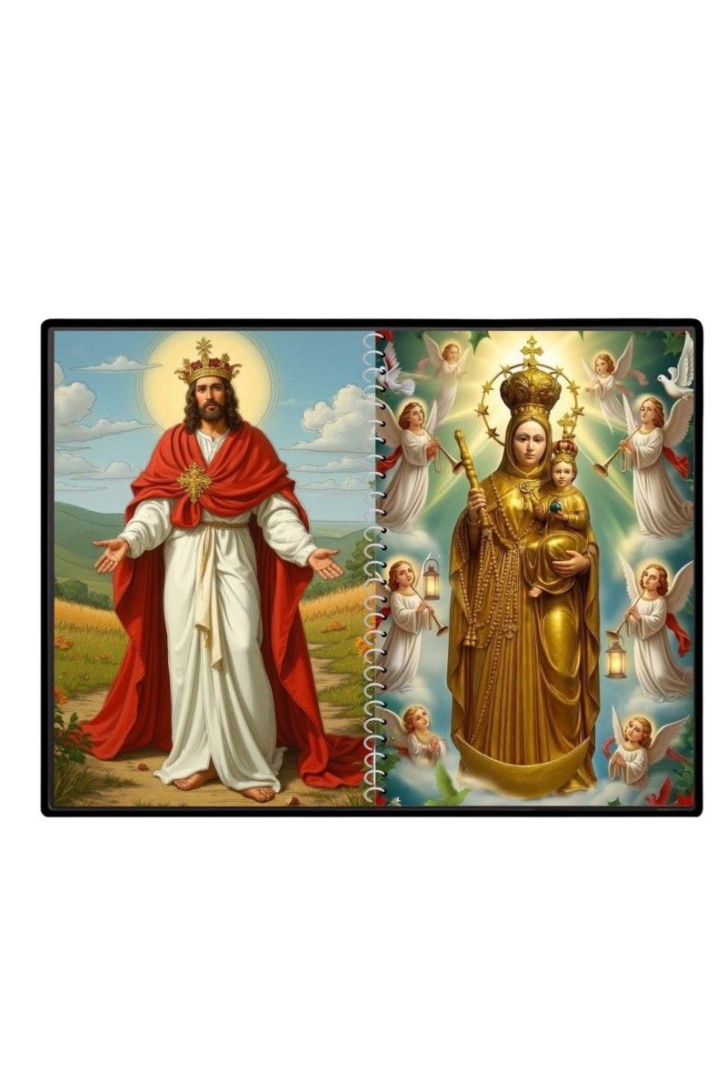 Jesus Christ - Our Lady Of Good Health Laminated Photo - 5x7 Inches, Divine Blessings For Home & Office And Temple Decoration (F16351)