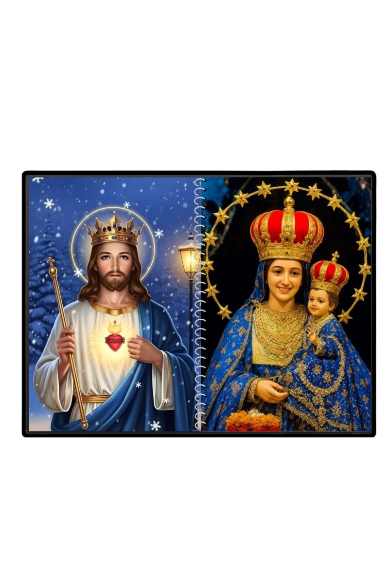 Jesus Christ - Our Lady Of Good Health Laminated Photo - 11x13 Inches, Divine Blessings For Home & Office And Temple Decoration (F16354)