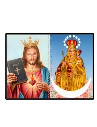 Jesus Christ - Our Lady Of Good Health Laminated Photo - 7x9 Inches, Divine Blessings For Home & Office And Temple Decoration (F16360)