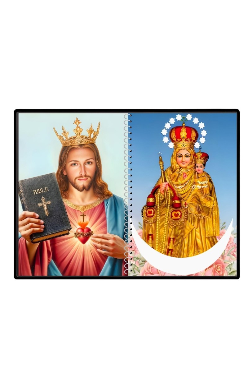 Jesus Christ - Our Lady Of Good Health Laminated Photo - 11x13 Inches, Divine Blessings For Home & Office And Temple Decoration (F16360)