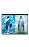 Jesus Christ - Immaculate Conception Laminated Photo - 11x13 Inches, Divine Blessings For Home & Office And Temple Decoration (F16439)