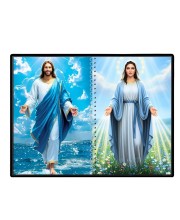 Jesus Christ - Immaculate Conception Laminated Photo - 11x13 Inches, Divine Blessings For Home & Office And Temple Decoration (F16439)