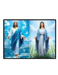 Jesus Christ - Immaculate Conception Laminated Photo - 11x13 Inches, Divine Blessings For Home & Office And Temple Decoration (F16439)