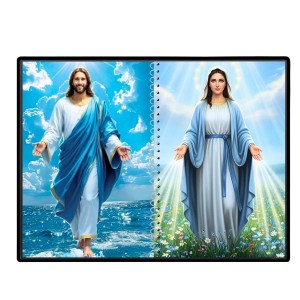 Jesus Christ - Immaculate Conception Laminated Photo - 11x13 Inches, Divine Blessings For Home & Office And Temple Decoration (F16439)