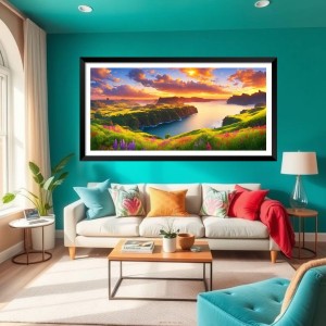 Nature Landscape Floating Frame Scenery Digital Print - (I5607) - 24x36 inch Modern Nature Wall Art for Living Room, Bedroom, Office, Hotels, Drawing Room Nature Landscape Floating Frame Scenery Digital Print - (I5607) - 24x36 inch Modern Nature Wall Art for Living Room, Bedroom, Office, Hotels, Drawing Room