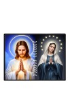 Jesus Christ - Our Lady Of Perpetual Help Laminated Photo - 11x13 Inches, Divine Blessings For Home & Office And Temple Decoration (F16264)