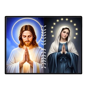 Jesus Christ - Our Lady Of Perpetual Help Laminated Photo - 11x13 Inches, Divine Blessings For Home & Office And Temple Decoration (F16264) Jesus Christ - Our Lady Of Perpetual Help Laminated Photo - 11x13 Inches, Divine Blessings For Home & Office And Temple Decoration (F16264)