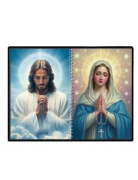 Jesus Christ - Our Lady Of Grace Laminated Photo - 7x9 Inches, Divine Blessings For Home & Office And Temple Decoration (F16425)