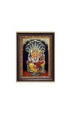 Lord Narasima And Mata Lakshmi Digital Print Photo 8.7x10.7 inches - Vibrant Religious Wall Art for Home or Office Decor.