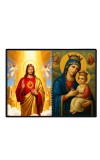 Jesus Christ - Our Lady Of Perpetual Help Laminated Photo - 11x13 Inches, Divine Blessings For Home & Office And Temple Decoration (F16369)