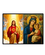 Jesus Christ - Our Lady Of Perpetual Help Laminated Photo - 11x13 Inches, Divine Blessings For Home & Office And Temple Decoration (F16369)
