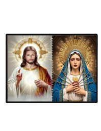 Jesus Christ - Our Lady Of Sorrows Laminated Photo - 11x13 Inches, Divine Blessings For Home & Office And Temple Decoration (F16342)