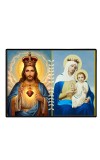 Jesus Lady Of FatimaLaminated Photo - 7x9 Inches, Divine Blessings For Home & Office And Temple Decoration (F16221)