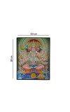 Panchmukhi Hanuman Laminated Photo Frame Five-Faced Lord Hanuman for Protection & Power Hindu God for Home, Office & Temple Decor (12x18 Inch, Multicolor)