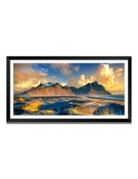 Nature Landscape Floating Frame Scenery Digital Print - (I5552) - 24x48 inch Modern Nature Wall Art for Living Room, Bedroom, Office, Hotels, Drawing Room