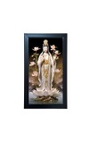 Hitech Sales Classic Kwan Yin And Guanyin Photo Frame Wall Art God Bless You Posters Buddhism Painting Living Room Decoration (39.5 x 24.3 cm)