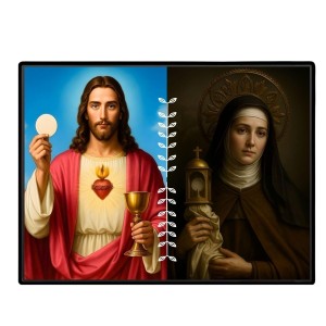 Jesus Christ - Our Lady Of Sorrows Laminated Photo - 13x15 Inches, Divine Blessings For Home & Office And Temple Decoration (F16297) Jesus Christ - Our Lady Of Sorrows Laminated Photo - 13x15 Inches, Divine Blessings For Home & Office And Temple Decoration (F16297)