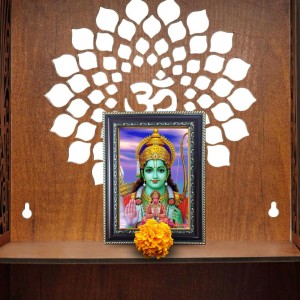 Hitech Sales Shree Ram and Hamuman ji Photo Frame for Pooja Room, Temple and Home Decoration, Printed Photo with Floral Design Polystyrene Frame, 5 x 7 Inches - Brown, Ideal for Gifting (Pack of 1) Hitech Sales Shree Ram and Hamuman ji Photo Frame for Pooja Room, Temple and Home Decoration, Printed Photo with Floral Design Polystyrene Frame, 5 x 7 Inches - Brown, Ideal for Gifting (Pack of 1)