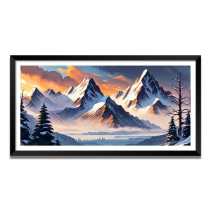 Nature Landscape Floating Frame Scenery Digital Print - (I5575) - 18x36 inch Modern Nature Wall Art for Living Room, Bedroom, Office, Hotels, Drawing Room Nature Landscape Floating Frame Scenery Digital Print - (I5575) - 18x36 inch Modern Nature Wall Art for Living Room, Bedroom, Office, Hotels, Drawing Room