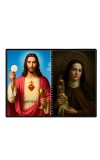 Immaculate Heart Of Mary Laminated Photo - 11x13 Inches, Divine Blessings For Home & Office And Temple Decoration (F16452)