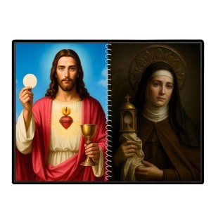 Immaculate Heart Of Mary Laminated Photo - 5x7 Inches, Divine Blessings For Home & Office And Temple Decoration (F16452)