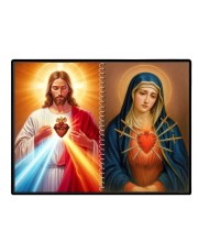 Jesus Christ - Our Lady Of Sorrows Laminated Photo - 11x13 Inches, Divine Blessings For Home & Office And Temple Decoration (F16341)