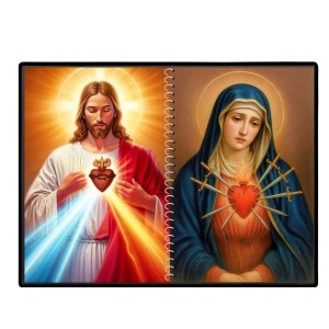 Jesus Christ - Our Lady Of Sorrows Laminated Photo - 9x11 Inches, Divine Blessings For Home & Office And Temple Decoration (F16341)