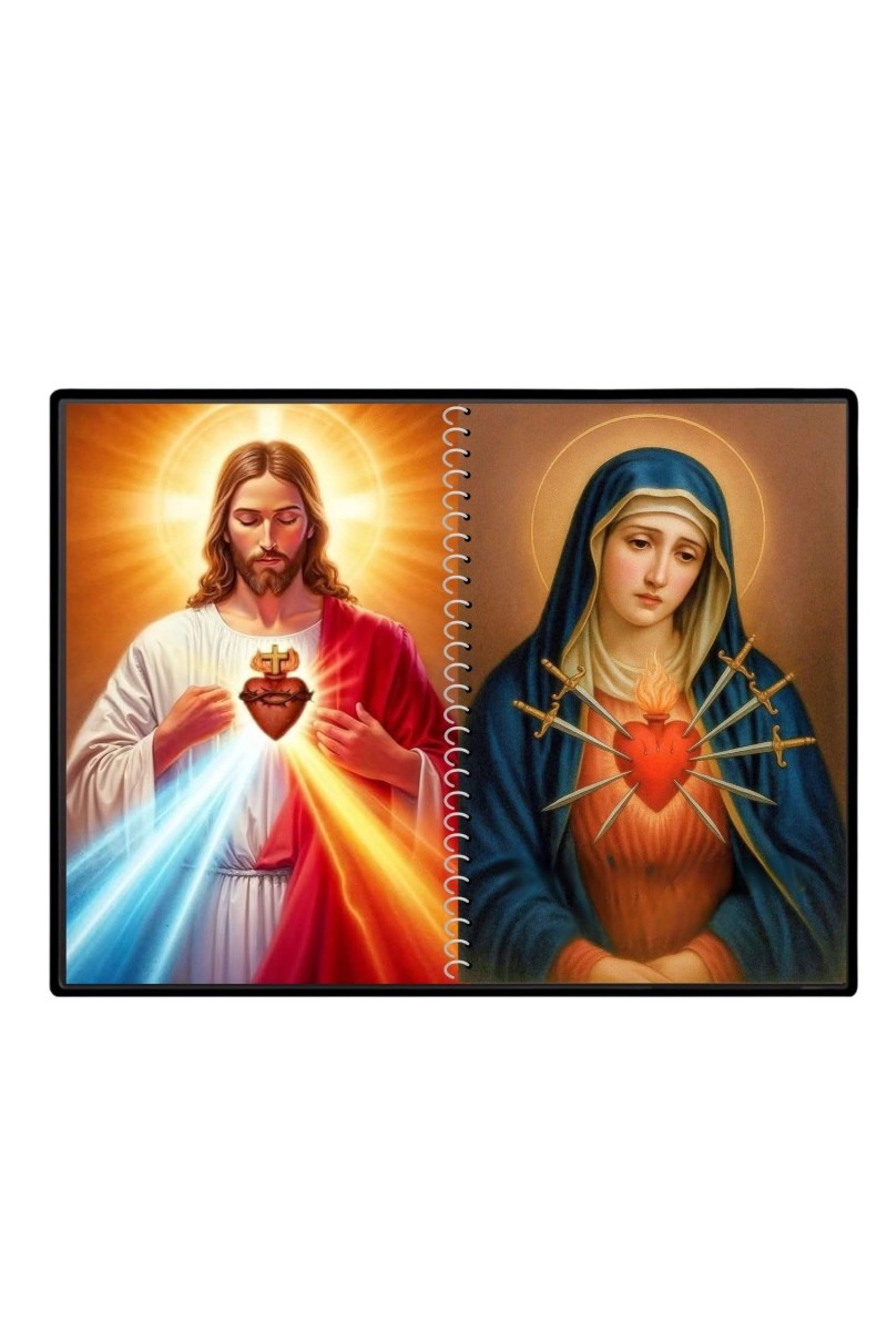 Jesus Christ - Our Lady Of Sorrows Laminated Photo - 11x13 Inches, Divine Blessings For Home & Office And Temple Decoration (F16341)