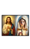 Jesus Christ - Our Lady Of Grace Laminated Photo - 11x13 Inches, Divine Blessings For Home & Office And Temple Decoration (F16422)