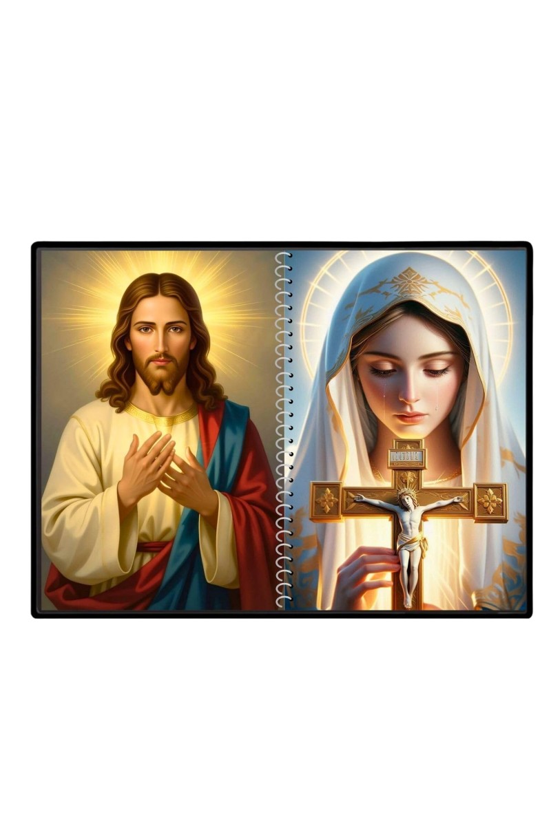 Jesus Christ - Our Lady Of Grace Laminated Photo - 11x13 Inches, Divine Blessings For Home & Office And Temple Decoration (F16422)