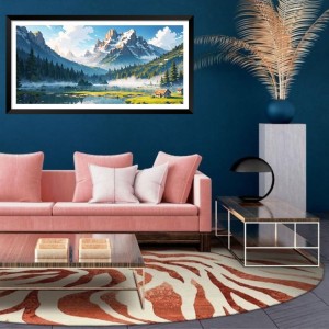 Nature Landscape Floating Frame Scenery Digital Print - (I5812) - 24x36 inch Modern Nature Wall Art for Living Room, Bedroom, Office, Hotels, Drawing Room Nature Landscape Floating Frame Scenery Digital Print - (I5812) - 24x36 inch Modern Nature Wall Art for Living Room, Bedroom, Office, Hotels, Drawing Room