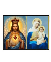 Jesus Christ - Our Lady Of Velankanni Laminated Photo - 11x13 Inches, Divine Blessings For Home & Office And Temple Decoration (F16376)