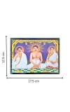 HiTechMart ANUKUL CH THAKUR PARIWAR (7X5 in) Wood Laminated Photo With Wall/Back Support Mount Religious Photo Frame Versatile Décor for Wall, Table, Ideal for Gifts, Puja, and Living Room Ambiance