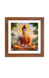 Serene Gautam Buddha Colored Photo |Ideal for Home, Office, or Meditation Space |Inspiring Wall Art and Gift for Devotees